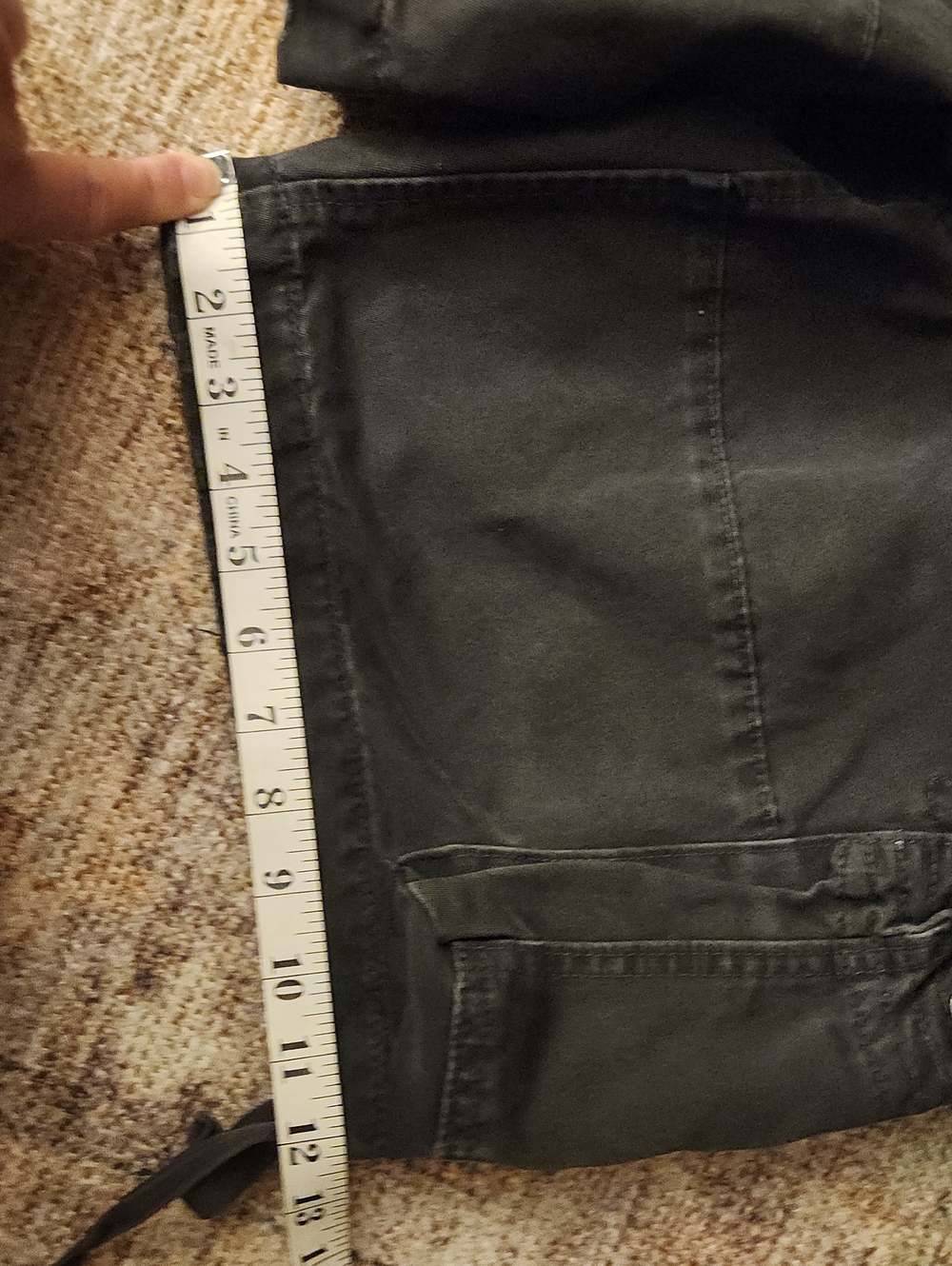 Abercrombie & Fitch Twill 7 Pocket Af Cargo Shorts- Heavy Baggy Y2K Style Sz30 - Picture 16 of 16
